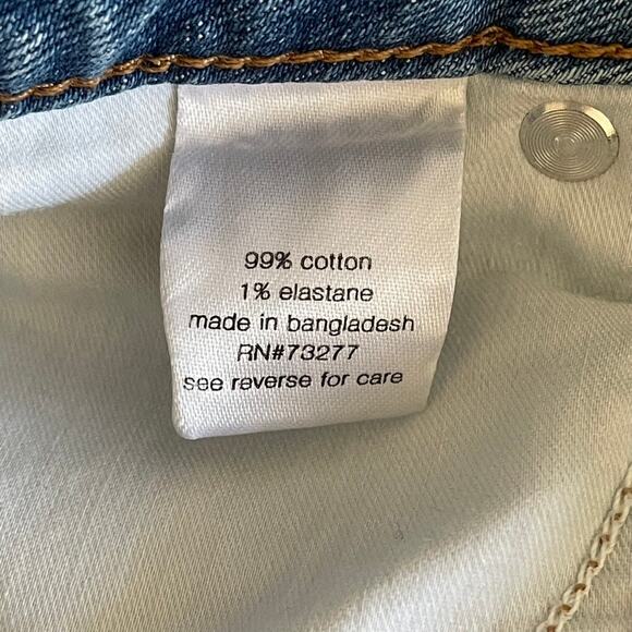 Elizabeth and James The Vintage Straight Jeans Womens Medium Stone Washed 14 32 - Picture 6 of 6